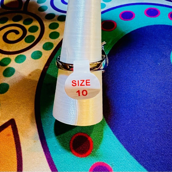 Bomb Party RG41879 Heart of a Champion Diamond CZ on Hematite Plating - Picture 4 of 7